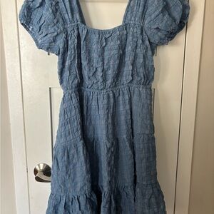 Blue women’s sundress